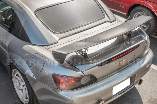 Vista 4 de Extreme Online Store Repuesto para Honda S2000 AP1 AP2 2000-2009 Alerón trasero negro de plástico ABS estilo JDM CR