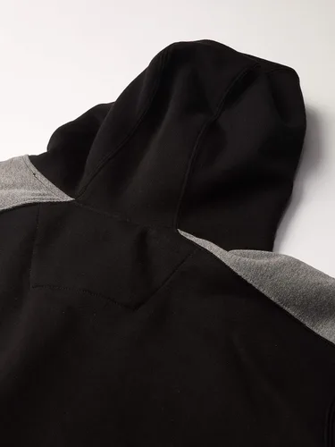 Vista 2 de Cat Men's Logo Panel Hooded Sweatshirt (Regular and Big Sizes)