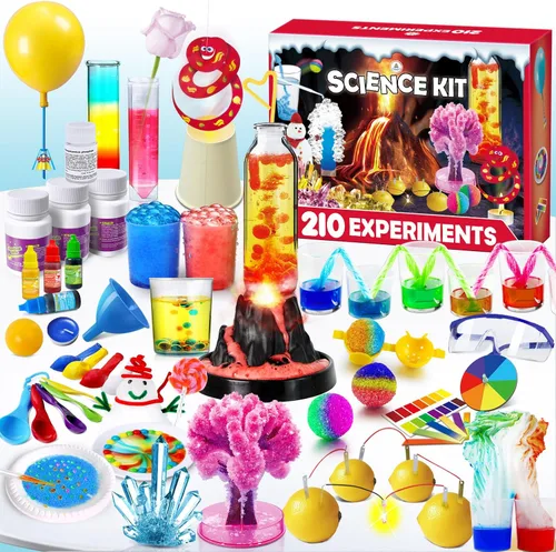 Vista 8 de UNGLINGA 70 experimentos de laboratorio kits de ciencia para niños, juguetes educativos científicos, regalos de cumpleaños, idea para niñas y niños