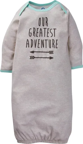 Vista 4 de Gerber Unisex Baby Boy and Girls 4-Pack Sleeper Gown