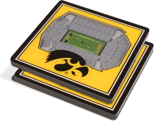 Vista 45 de YouTheFan NCAA - Posavasos con vista de estadio en 3D