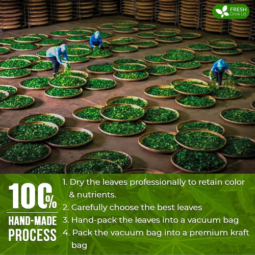 Vista 423 de FreshDrinkUS, 135 bolsas de té de jengibre y cúrcuma premium, ingredientes 100% naturales, mezcla hecha a mano de té de hierbas de cúrcuma