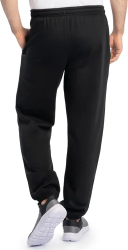 Vista 2 de Fruit of the Loom EverSoft - Pantalones de sudadera de forro polar elástico con bolsillos, ajuste relajado, absorben la humedad y son transpirables