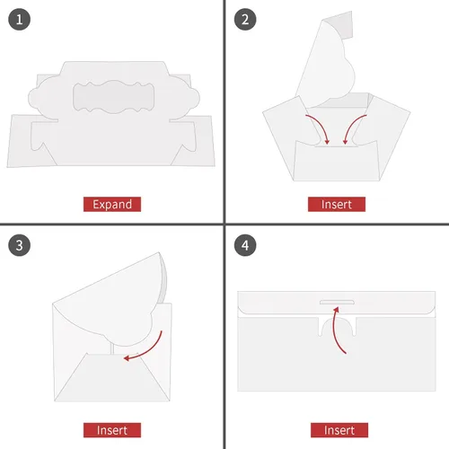 Vista 8 de 10 cajas de galletas de 9 x 4 x 3.5 pulgadas, cajas blancas para panadería con ventana, cajas de regalo para pasteles, postres, magdalenas, donas