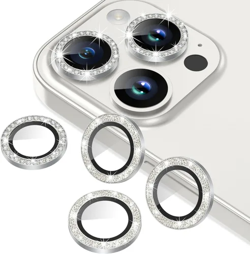 Vista 50 de AGVEE Paquete de 6 unidades para iPhone 12 Pro/12/12 Mini/11 Pro Max/11 Pro/11 Pro/11 Protector de lente de cámara, anillo de metal brillante