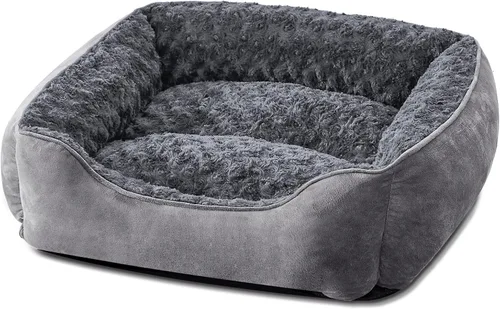 Vista 22 de JOEJOY - Cama rectangular para perros grandes, medianos y pequeños - Cama de sofá ortopédica lavable, suave y transpirable para cachorros