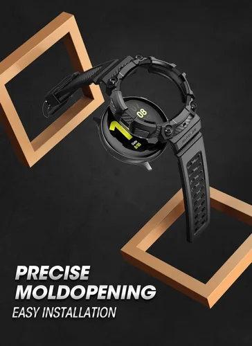 Vista 5 de SUPCASE para Samsung Galaxy Watch 6 44mm Funda con Correa (Unicorn Beetle Pro), [Anti-Scratch] [Protector de Parachoques] Funda Resistente