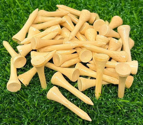 Vista 6 de NorthPointe Tees de Golf de Plástico de 1 ½" - Tees Cortos para Hierros, Par Tres, Híbridos y Campo de Práctica - Paquete de 50 o 100 a Granel