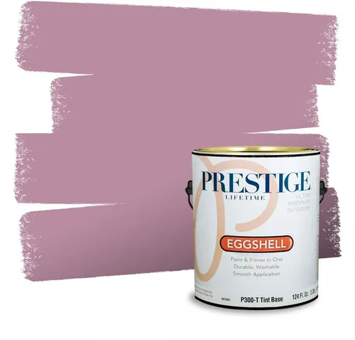 Vista 646 de Prestige Paints Pintura exterior e imprimación en uno, 1 galón, plano, coincidencia comparable de Valspar* Amber Rose*
