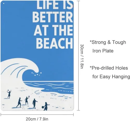 Vista 2 de Magnolia Metal Tin Sign 8x12 Inch - Retro Wall Decor For Man Cave，Home, Bar, Kitchen, Garage