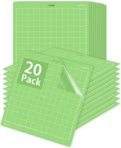 Vista 8 de Gwybkq Alfombrilla de corte, compatible con Maker 3/Maker/Explore 3/Air 2/Air/One, paquete de 12 alfombrillas de corte de 12 x 12 pulgadas