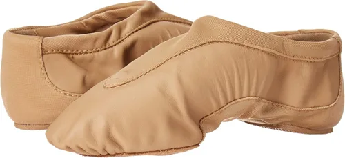 Vista 8 de Bloch Dance Pulse - Zapatos de jazz de piel y neopreno con suela dividida para mujer