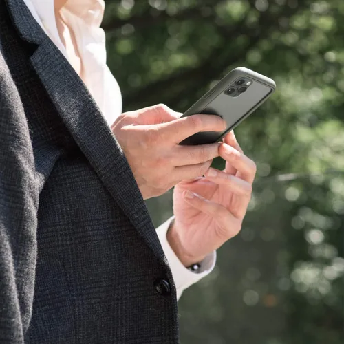 Vista 23 de RhinoShield CrashGuard NX - Funda protectora de diseño delgado absorbente de golpes compatible con iPhone 11 Pro Max, protección contra caídas de 11