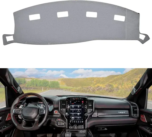 Vista 11 de Tapete para cubierta de salpicadero compatible con Chevy Silverado GMC Sierra 99-06, Chevy Suburban Tahoe GMC Yukon/XL 00-06, Chevy Avalanche 01-06