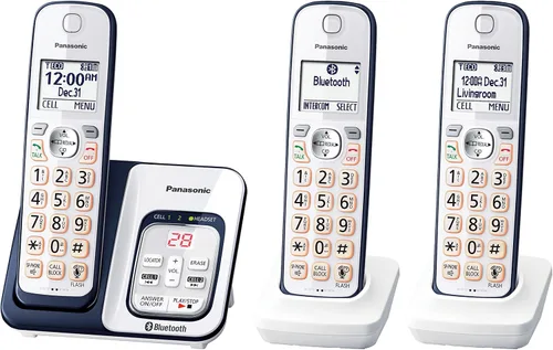 Vista 11 de PANASONIC KX-TGD562M - Sistema de teléfono inalámbrico expandible con Bluetooth Link2Cell, asistente de voz, contestador automático y bloqueo