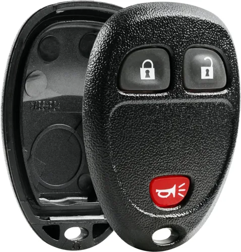 Vista 10 de Carcasa para llavero compatible con Buick Cadillac Chevy GMC Saturn 2007-2015, mando a distancia sin llave y almohadilla de botones
