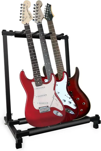 Vista 9 de GeeWin Soporte para Múltiples Guitarras, Soporte para 7 Guitarras, Soporte Plegable para Guitarra, Soporte para Múltiples Guitarras para Guitarra