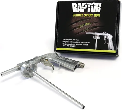 Vista 2 de Raptor Paint Spray Gun, for A Professional Paint Application, Lightweight, Designed for Raptor 1L Bottles