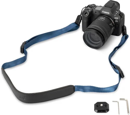 Vista 11 de Correa de cuello para cámara sin espejo con hebillas de liberación rápida, correa de hombro ajustable para Sony A7C II A7 IV III A7R V IV ZV1 ZV-E10