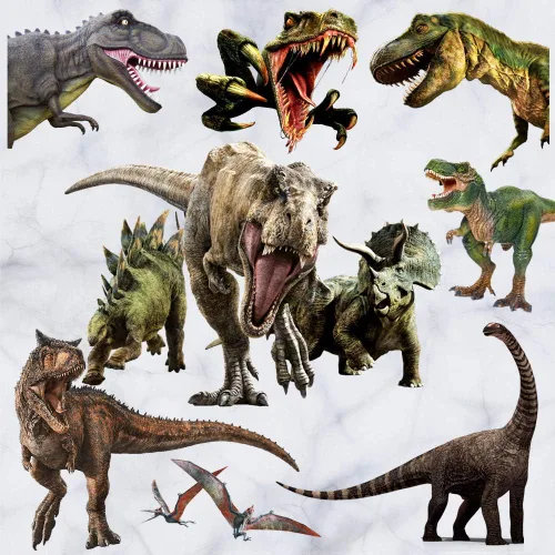 Vista 11 de Calcomanías de pared de dinosaurios, calcomanías de arte de pared extraíbles para dormitorio de niños, guardería, sala de juegos, decoración