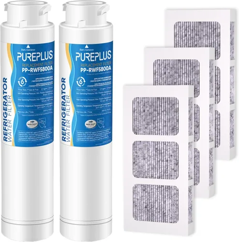 Vista 14 de PUREPLUS EPTWFU01 Filtro de agua alcalino para refrigerador, compatible con Frigidaire EWF02, GP006, Pure Source Ultra II, RWF5800A, paquete de 2