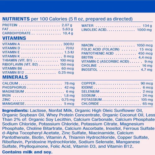 Vista 3 de Baby's Only Baby Formula - Fórmula infantil de nutrición completa, polvo a base de leche con hierro, vitamina E, vitamina D, fórmula infantil fácil