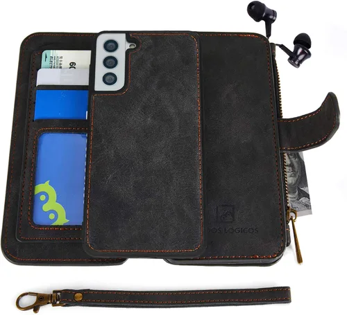 Vista 11 de MODOS LOGICOS Funda para Samsung Galaxy S20, [Cartera Desmontable] [2 en 1] [Almacenamiento de efectivo con cremallera]