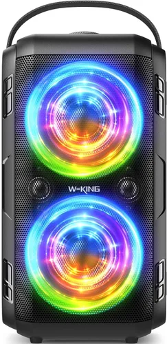 W-KING Caja del auge del altavoz de Bluetooth del partido, altavoz grande