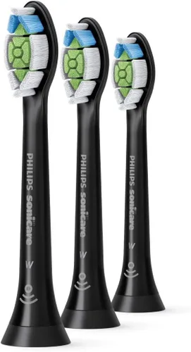 Vista 12 de Philips Sonicare W DiamondClean - Cabezales de cepillo de dientes eléctrico de repuesto genuino, negro, paquete de 2, HX6062/95