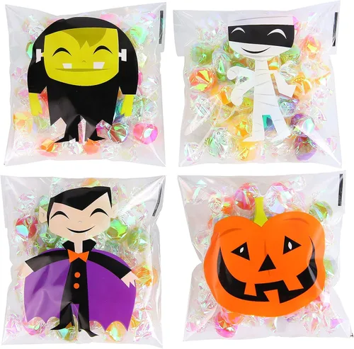 Vista 4 de Joottuan 320 bolsas de dulces de Halloween