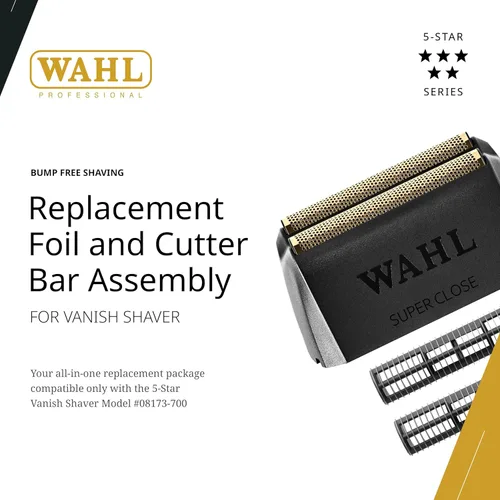 Vista 2 de Wahl Professional Vanish - Cabezal de aluminio y barra de corte, accesorios de afeitadora de alto rendimiento