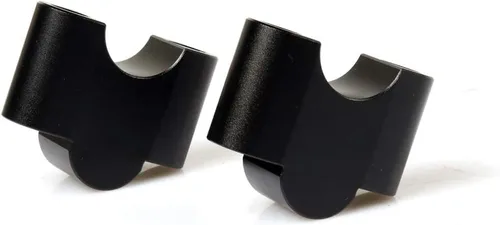 Vista 4 de Negro motocicleta montaje abrazadera manillar elevador arriba trasero mueve soporte para Kawasaki ER4F ER-6F ER-6N KLR650 VERSYS 1000 VERSYS 650