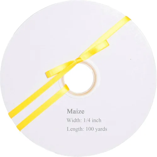 Vista 11 de YASEO Cinta azul cielo bebé, cinta de satén de poliéster de doble cara de color sólido, 1/2 pulgada de ancho, 100 yardas de largo, perfecta