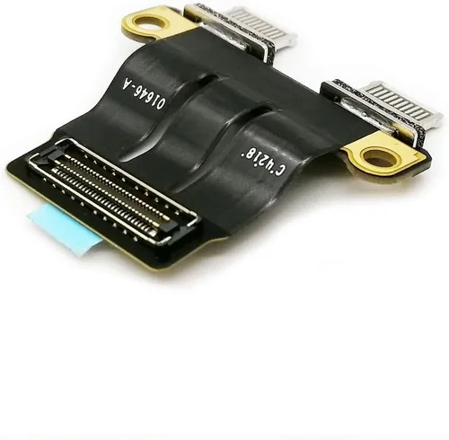 Vista 5 de DC Power Jack E/S USB-C Board Flex Cable 820-00484-02 820-01646-A Reemplazo para MacBook Pro 13" 15" A1706 A1707 (finales de 2016-mediados de 2017)