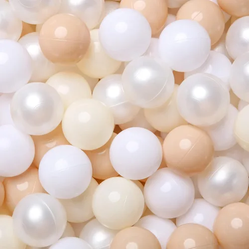 Vista 19 de Bolas de pozo de bolas Realhaha 50 100 200 500 Bolas de juego de plástico para bebés, niñas, niños pequeños, tienda de campaña, piscina, sala