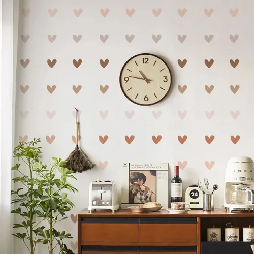Vista 2 de QUCHENG Vinilos de Pared Boho para Dormitorio de Niñas, Calcomanías Extraíbles para Guardería, Decoración de Habitación para Niños, Murales