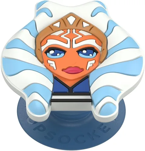 Vista 18 de PopSockets - Empuñadura para teléfono con soporte expandible, adhesivo, StarWars, PopSockets lindos - Baby Yoda Pod (Brillo)