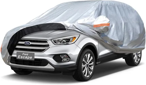 Vista 105 de GUNHYI Funda para SUV de 6 capas con ajuste personalizado para BMW X1 (2010-2025) Impermeable para todo tipo de clima, protección resistente