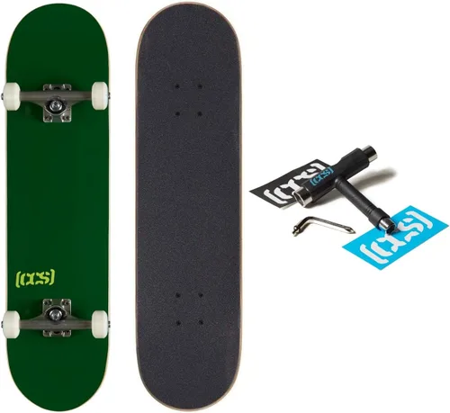 Vista 27 de [CCS] Patineta completa Madera de arce Grado profesional Totalmente montado con herramienta de patinaje y calcomanías Adultos, niños