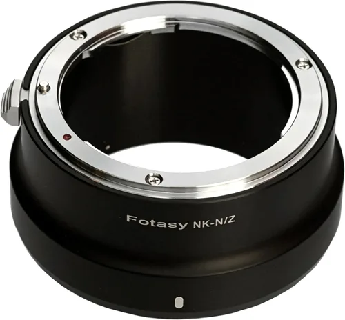 Fotasy Adaptador de Lente Nikkor Montura F a Montura Z, Adaptador de Montura FTZ, Adaptador Nikkor F Z, Adaptador F a Z, Compatible con Cámara Sin