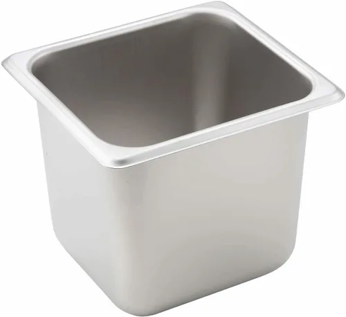 Winco Bandeja de tamaño 1/6, 6 pulgadas