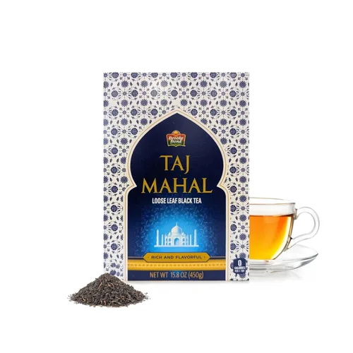 Té Taj Mahal | Brooke Bond | Té negro suelto | Calidad premium | Mezcla de té negro | Compatible con Chai tradicional | Auténtico Chai indio | Rico