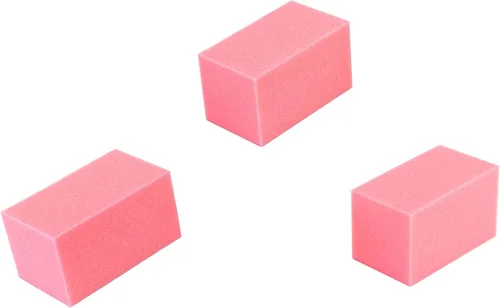 Vista 6 de CanDo Bloques de terapia de manos, color azul (mediano), paquete de 3, herramientas de ejercicio de espuma para fortalecer el agarre, para terapia
