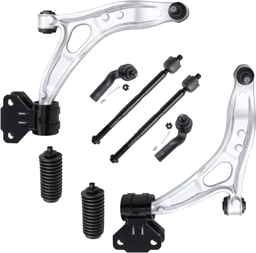 Vista 149 de Detroit Axle - Kit de 8 piezas para Chevy GMC Silverado Sierra Suburban 1500 Yukon Cadillac Escalade 2 brazos de control superior, 2 barras