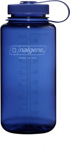 Vista 29 de Nalgene Sustain - Botella de agua de Tritan sin bisfenol A hecha con un 50 % de material derivado de restos de plástico, 32 fl oz, boca ancha