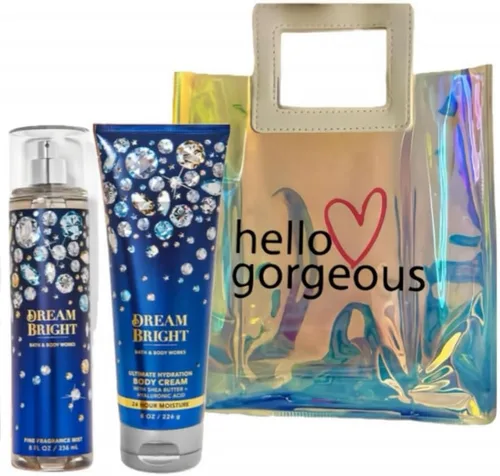 Vista 11 de White Barn - Bath and Body Works - Set de regalo de 2 piezas - con bolsa de regalo Hello Gorgeous (Mañana de Navidad brillante)