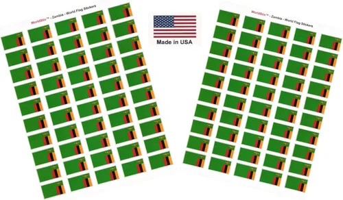Vista 29 de 100 calcomanías de la bandera de Afganistán, dos hojas de 50, 1.5" x 1" hechas en Estados Unidos, calcomanías autoadhesivas para álbum de recortes
