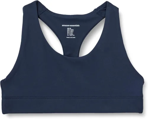 Vista 6 de Yaxa Essentials Sujetador deportivo Total Train con cuello redondo y espalda cruzada para niña