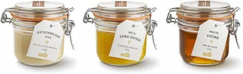 Vista 8 de Le Parfait Super Terrine Jar 4oz (125ml) (Packo de 4) Tarro de vidrio francés, sello de goma hermético y tapa de vidrio Tarros de vidrio