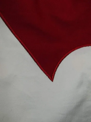 Vista 4 de AES Bandera bordada de Canadá Country de 3 x 5 pulgadas, 100% algodón, clips de 3 x 5 pies, resistente a la decoloración, doble costura, pancarta